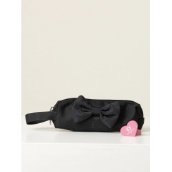Caramelo Kids Black Pencil Case with Bow 299406