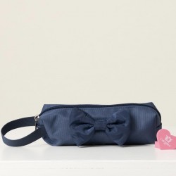 Caramelo Kids Navy Pencil Case with Bow 299406