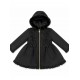 Caramelo Kids Girls Black School Twill Coat 342396