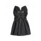 Caramelo Kids Girls Grey Flared Pinafore with Bow 342142