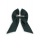 Caramelo Kids Girls Bottle Green School Hair Bow with Alligator clip 349793