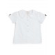 Caramelo Kids Black School Shirt with Satin Bows 349790