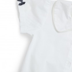 Caramelo Kids Grey School Shirt with Satin Bows 349790