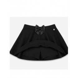 Caramelo Kids Black Skater School Skirt with In-built Shorts 3453118