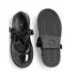 Caramelo Kids Black Bow School Shoes 377101