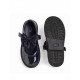 Caramelo Kids Navy Bow School Shoes 377101