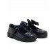 Caramelo Kids Navy Bow School Shoes 377101