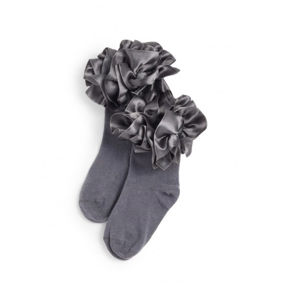 Caramelo Kids Girls Grey Ankle socks 049