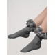 Caramelo Kids Girls Grey Ankle socks 049