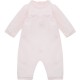 Emile et Rose  SS26 2PC pink - hearts embroidered Romper & headband 2654PP