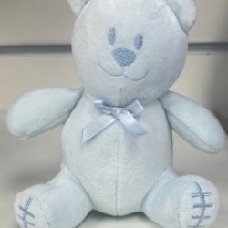 Emile et Rose Small Keepsake Blue Soft Toy Teddy Bear 