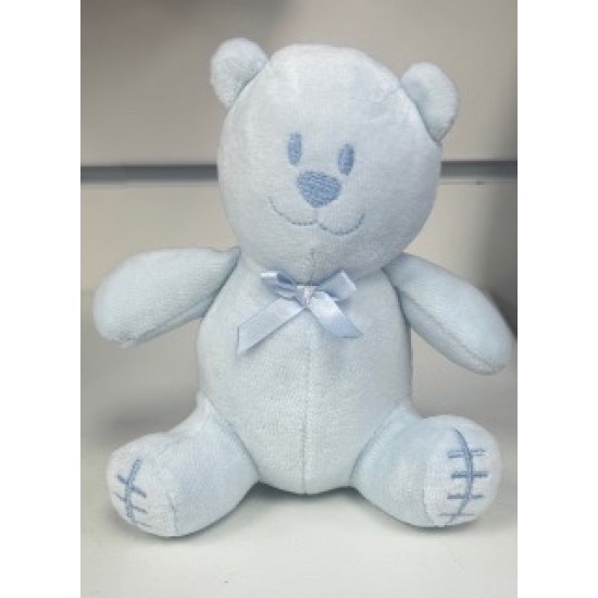 Emile et Rose Small Keepsake Blue Soft Toy Teddy Bear 