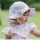 emile et rose ss26 girls white and pink floral sunhat with embroidered scallop brim 4789wh emile et rose ss26 girls white and pink floral sunhat with embroidered scallop brim 4789wh