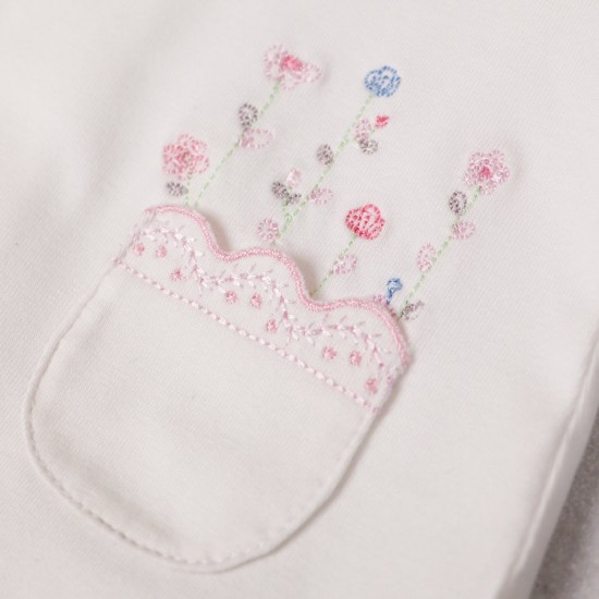 Emile et Rose SS26 Top with floral embroidery pockets & shorts 5400PP