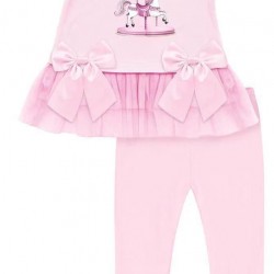 Gio Bambini SS26 Girls pink Leggings set YG-41-1 Gio Bambini SS26 Girls pink Leggings set YG-41-1