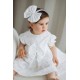Jamiks Hervia Ivory Dress with Bow JLI036 Jamiks Hervia Ivory Dress with Bow JLI036