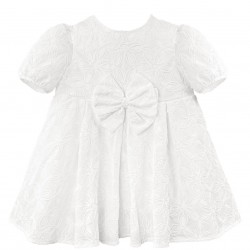 Jamiks Hervia Ivory Dress with Bow JLI036 Jamiks Hervia Ivory Dress with Bow JLI036