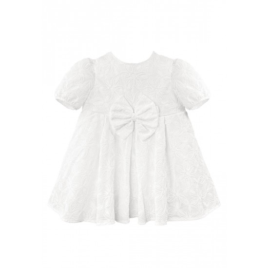 Jamiks Hervia Ivory Dress with Bow JLI036 Jamiks Hervia Ivory Dress with Bow JLI036
