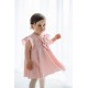 Jamiks Amantha Pink Dress with Bow JLI035