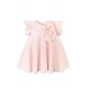 Jamiks Amantha Pink Dress with Bow JLI035