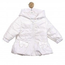 Mintini SS26 Girls White Jacket with Bows MB6863
