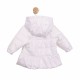 Mintini SS26 Girls White Jacket with Bows MB6863 Mintini SS26 Girls White Jacket with Bows MB6863
