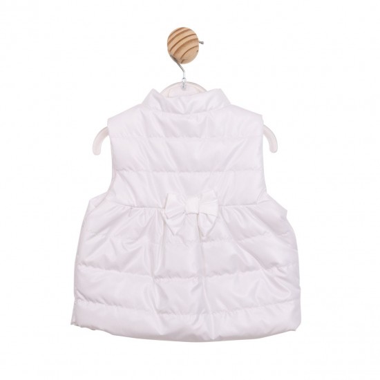 Mintini SS26 Girls White Gillet MB6867