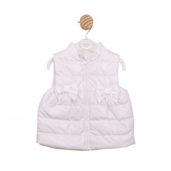 Mintini SS26 Girls White Gillet MB6867