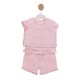Mintini SS26 Pink Top, Short and Gilet Set MB7233