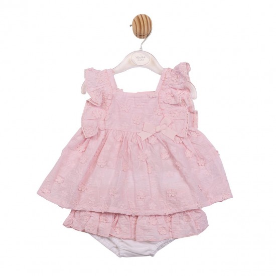 Mintini SS26 Girls Pink Top and Jam Pant Set MB7229 Mintini SS26 Girls Pink Top and Jam Pant Set MB7229