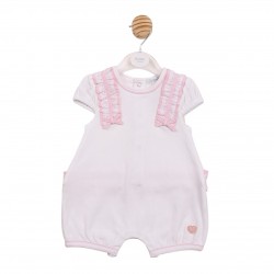 Mintini SS26 Girls Pink Romper MB7168