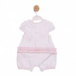 Mintini SS26 Girls Pink Romper MB7168