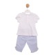Mintini SS26 White/Blue Top and Trouser Set MB7190 Mintini SS26 White/Blue Top and Trouser Set MB7190