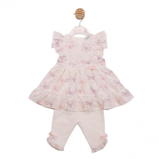 Mintini  SS26 White Dress and Leggings MB7226