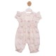 Mintini SS26 Girls White Romper Dungaree Set MB7221 Mintini SS26 Girls White Romper Dungaree Set MB7221