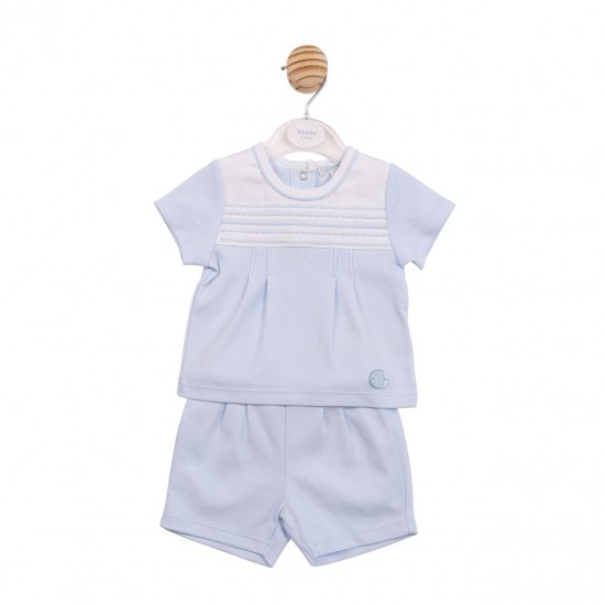 Mintini SS26 Blue Top and Short Set MB6884