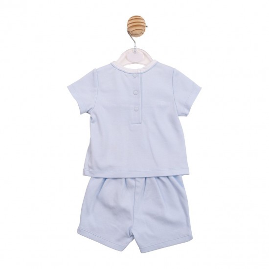 Mintini SS26 Blue Top and Short Set MB6884