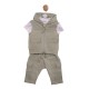 Mintini SS26 White/Sage Top, Trouser and Gilet Set MB6979 Mintini SS26 White/Sage Top, Trouser and Gilet Set MB6979