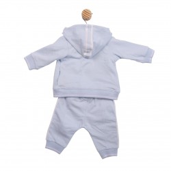 Mintini SS26 White/Blue 3PC Jogset MB6988