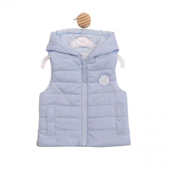 Mintini SS26 Boys Blue Gilet MB6853 Mintini SS26 Boys Blue Gilet MB6853