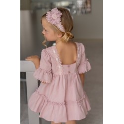 Miranda SS26 Girls ruffle dress 39-0240-V