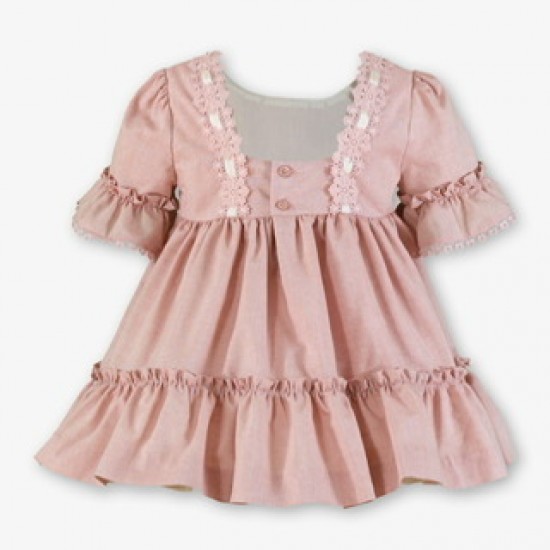 Miranda SS26 Girls ruffle dress 39-0240-V