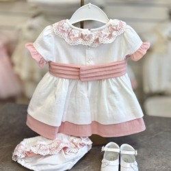 Miranda SS26 Girls Woven Dress 39-0130-VB Miranda SS26 Girls Woven Dress 39-0130-VB