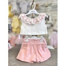 Miranda SS26 Girls  Woven Top and Shorts Set 39-0230