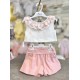 Miranda SS26 Girls  Woven Top and Shorts Set 39-0230