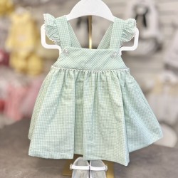 Miranda SS26 Girls Woven Mint Dress 39-0037-V