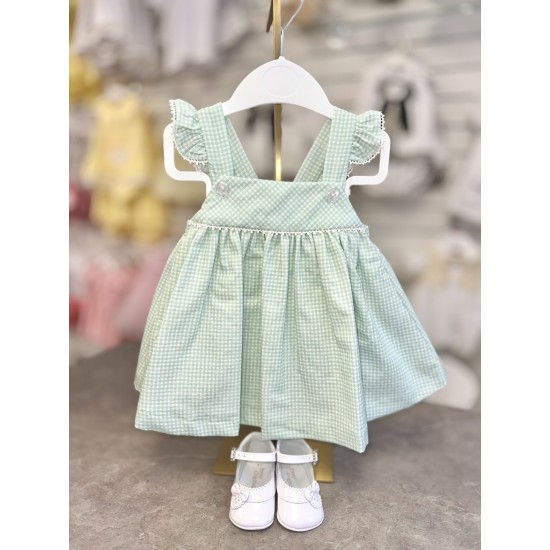 Miranda SS26 Girls Woven Mint Dress 39-0037-V
