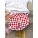 Miranda SS26 Boys White and Red Checked Short Set 39-0516-23
