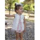 Naxos SS26 Girls White/Pink Dress and Pants Set 7712