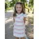 Naxos SS26 Girls White/Pink Dress 7739